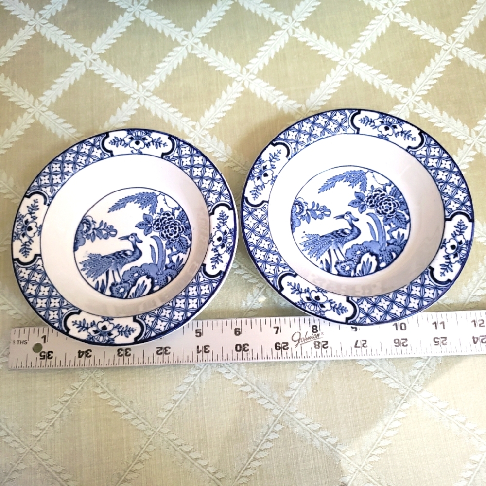 "Yuan"pattern Antique Dessert Bowls.